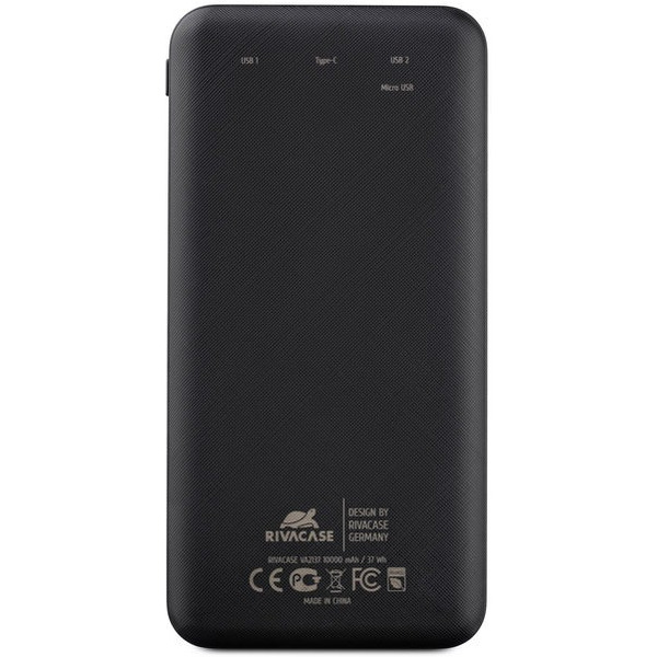 Внешний аккумулятор RIVACASE VA2137 (10000 мАч) Black