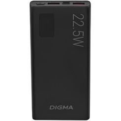 Портативное зарядное устройство Digma DGPF10A 10000mAh (черный)