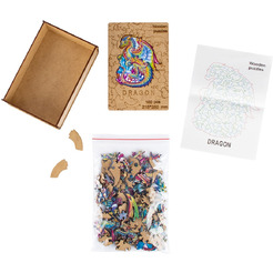 Сувенирный пазл MASTER WOOD Дракон SWPD