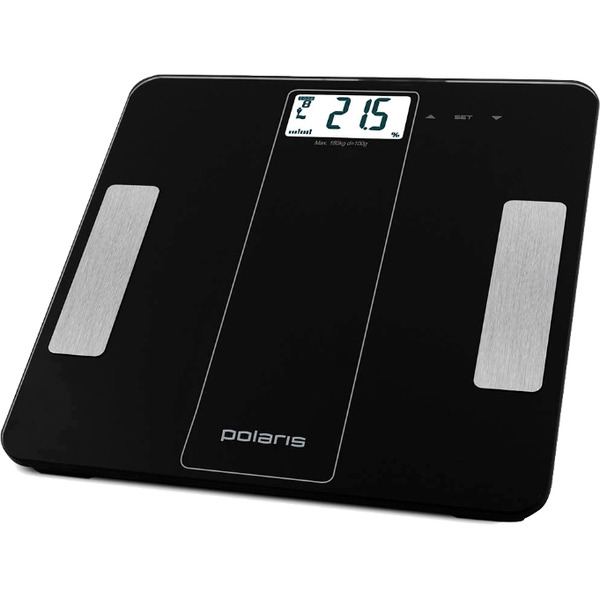Весы напольные POLARIS PWS1860DGF (черный)