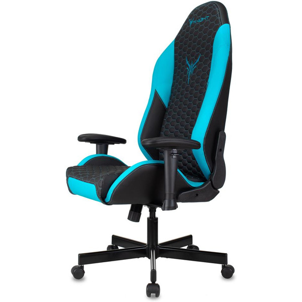 Кресло игровое Knight Neon (1717271) черный/голубой