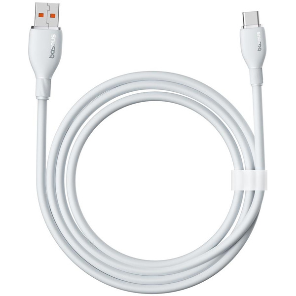 Кабель Baseus Pudding Series USB Type-A - USB Type-C (1.2 м, белый)