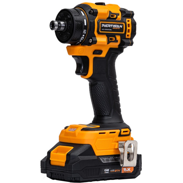 Дрель-шуруповерт Partisan AD-2150QBL (с 2-мя АКБ, кейс)