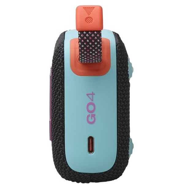 Беспроводная колонка JBL Go 4 (черный/оранжевый)