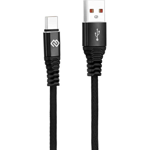 Кабель Digma DG-USBA-С-1M-27W USB Type-A - USB Type-C (1 м, черный)