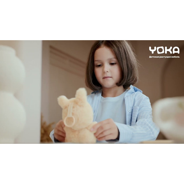 Детское поворотное кресло YOKA YC-1 Dail (серый)