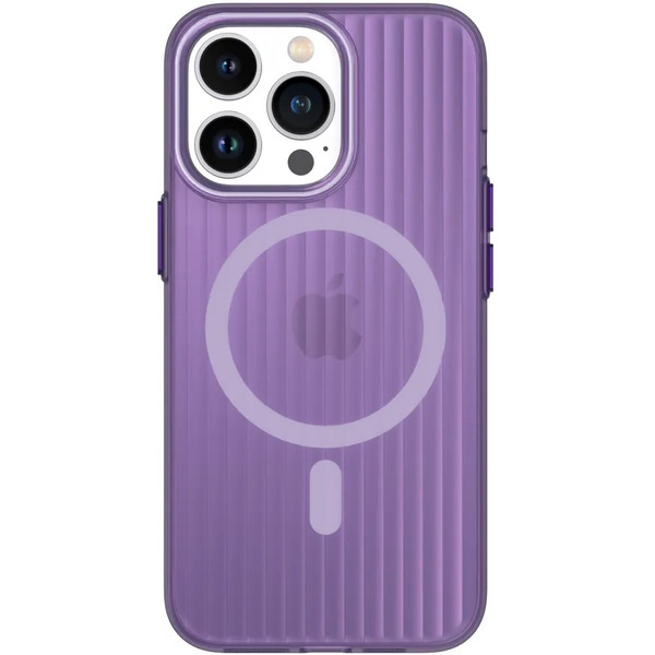 Задняя накладка CASE Translucent Strip Apple iPhone 13 Pro (фиолетовый)