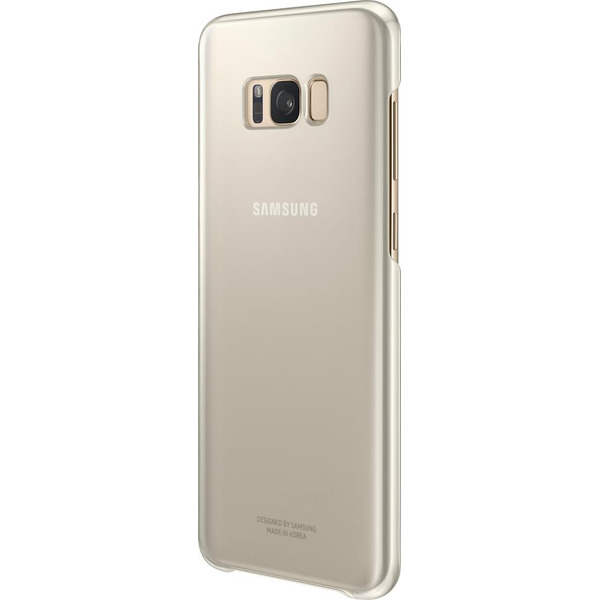 Чехол SAMSUNG Clear Cover Gold для Galaxy S8+ G955 (EF-QG955CFEGRU)