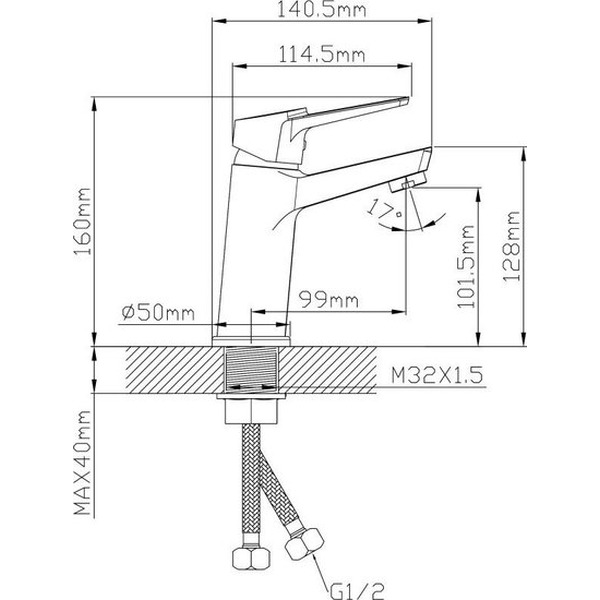 Смеситель Econoce EC0571BL