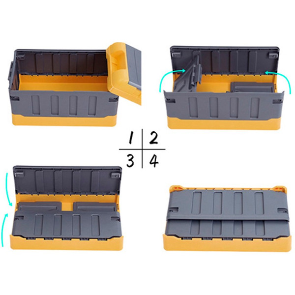 Складной автомобильный органайзер Happy Home HH-009 (жёлтый) 40л.