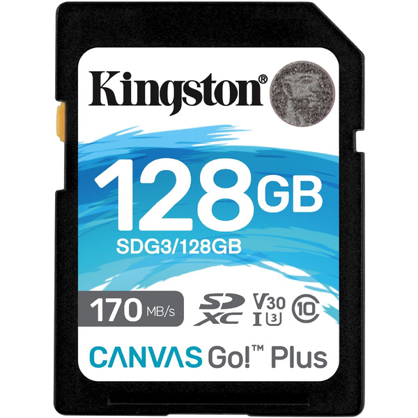 Карта памяти Kingston Canvas Go! Plus SDXC 128GB (SDG3/128GB)