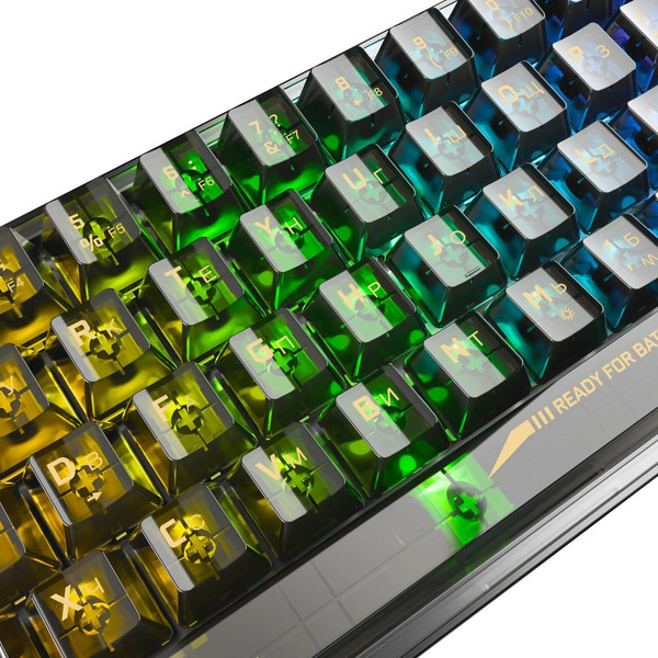 Клавиатура Redragon Fizz (черный/прозрачный) 71737