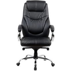 Кресло офисное Kingstyle SHL-9 Tonpo PU Chrome (экокожа, черный)