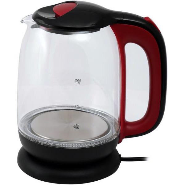 Электрочайник CENTEK CT-0034 (черный/красный)