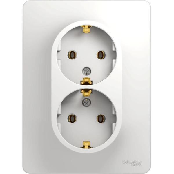 Розетка Systeme Electric Glossa GSL000124 Белый