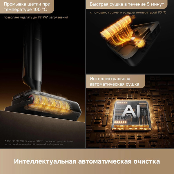 Беспроводной моющий пылесос Trouver Wet and Dry Vacuum M50 Ultra HMH28A