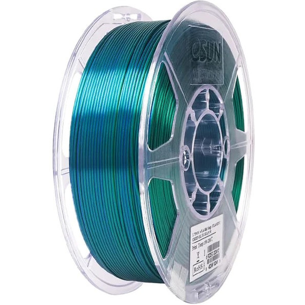 Пластиковая нить ESUN ePLA-Silk Magic filament 1.75 мм 1кг (сине-зеленый)