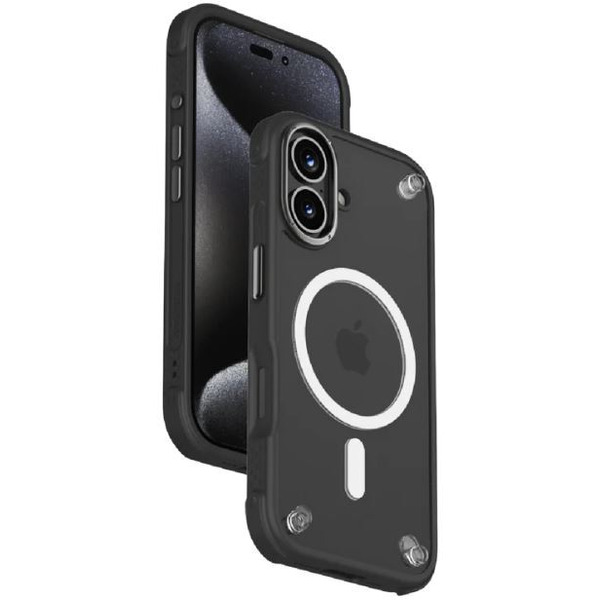 Магнитный чехол Momax CaseForm Air для iPhone 16 MUAP24SD (черный)