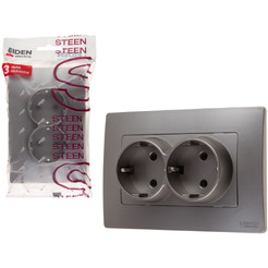 Розетка Leiden Electric Steen 806076