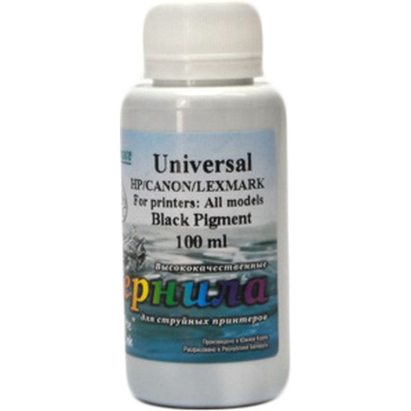 Чернила WHITE INK Universal Black pigment 100 мл для HP/CANON/LEXMARK