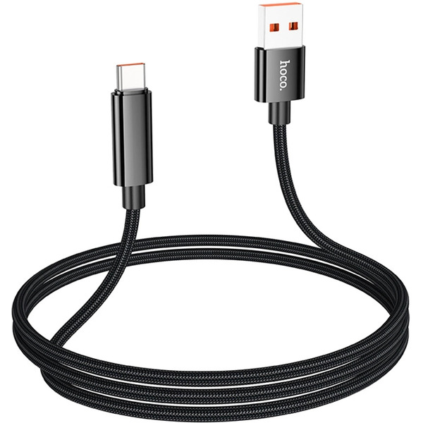 Кабель Hoco U125 USB Type-A - USB Type-C (1.2 м, черный)