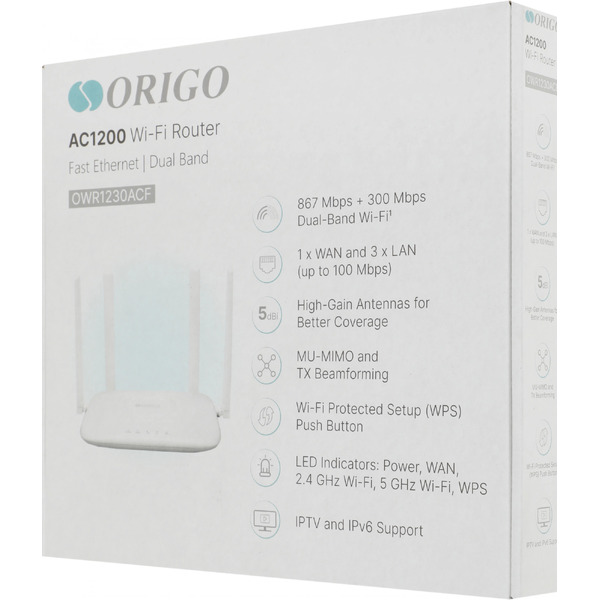 Wi-Fi роутер ORIGO OWR1230ACG/A1A