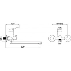 Смеситель Эверест B22-028