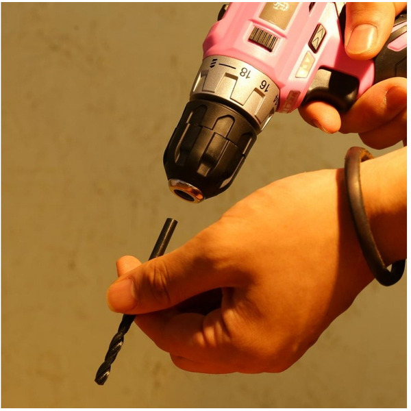 Дрель-шуруповерт Deko GCD12DU3 PINK SET2 (063-4171)