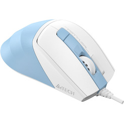 Мышь A4Tech Fstyler FM45S Air (голубой/белый)