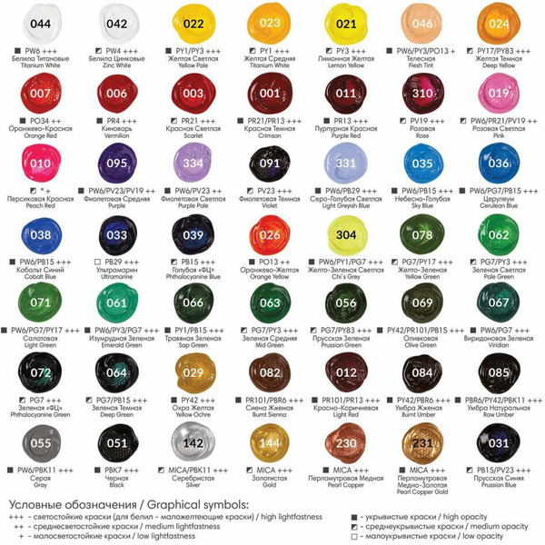 Краски акриловые художественные BRAUBERG ART CLASSIC 191724