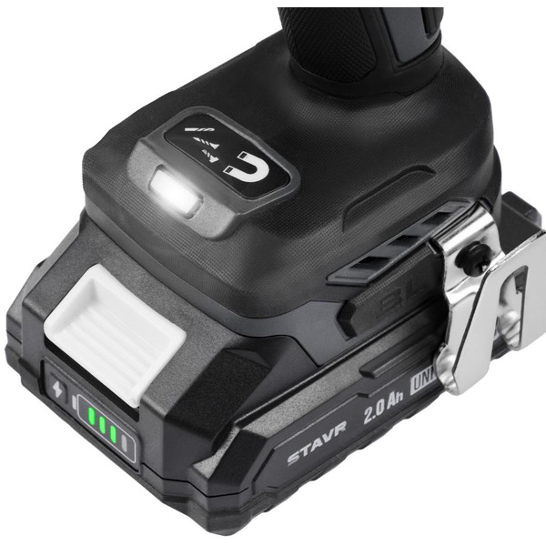 Дрель-шуруповерт STAVR SDD 18BL-2K