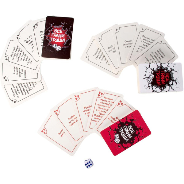 Настольная игра Dream Makers Все грани трэша 18+ 2416C