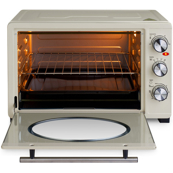 Мини-печь Hyundai MIO-HY084 (бежевый/хром)