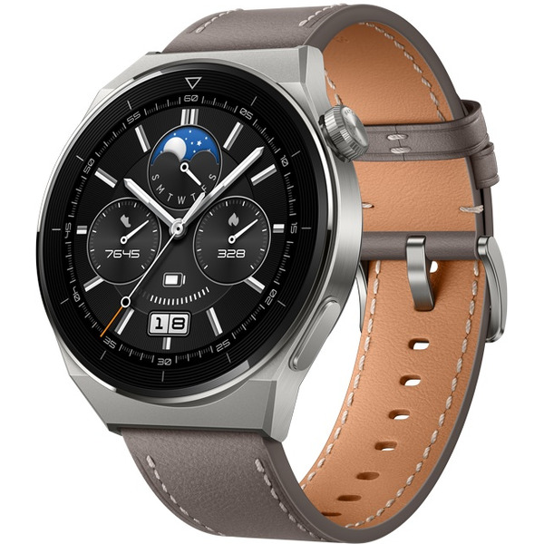 Умные часы Huawei Watch GT 3 Pro Titanium 46 мм (ODN-B19) Gray strap