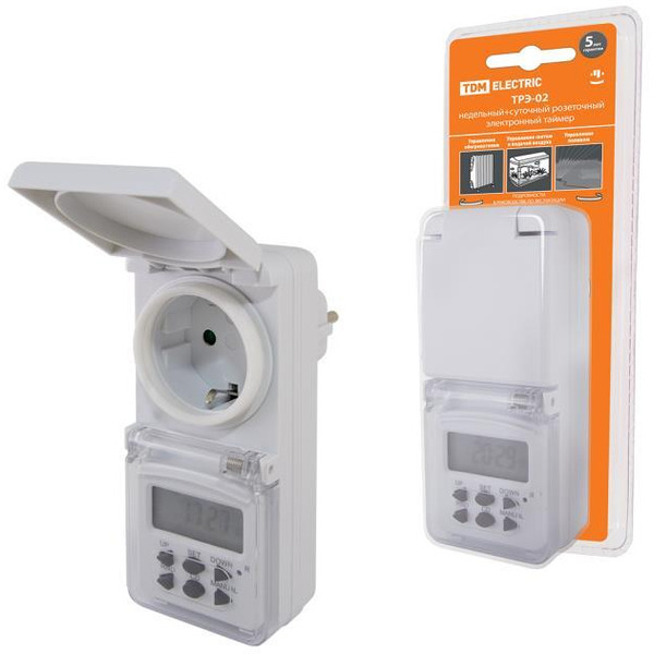 Розеточный таймер TDM Electric SQ1506-0005
