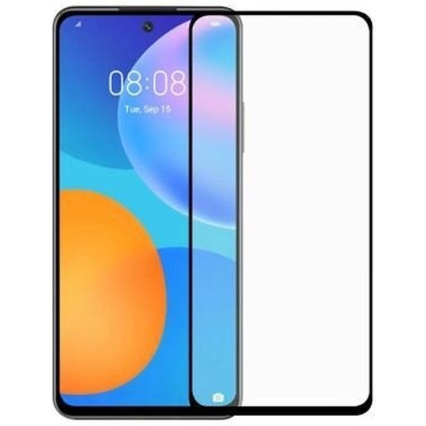 Защитное стекло CASE Full Glue для Huawei P Smart 2021 / Honor 10X Lite (черный)