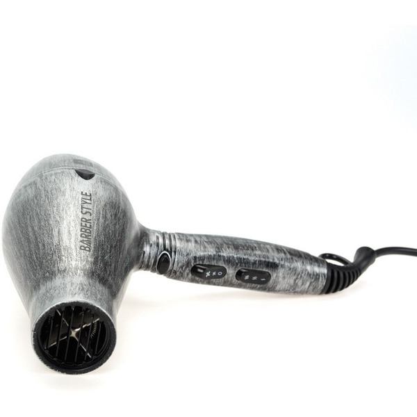 Профессиональный фен Dewal Barber Style 03-120 (серебристый)