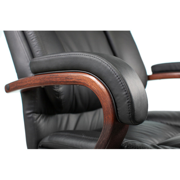 Кресло Бюрократ T-9925WALNUT (черный)
