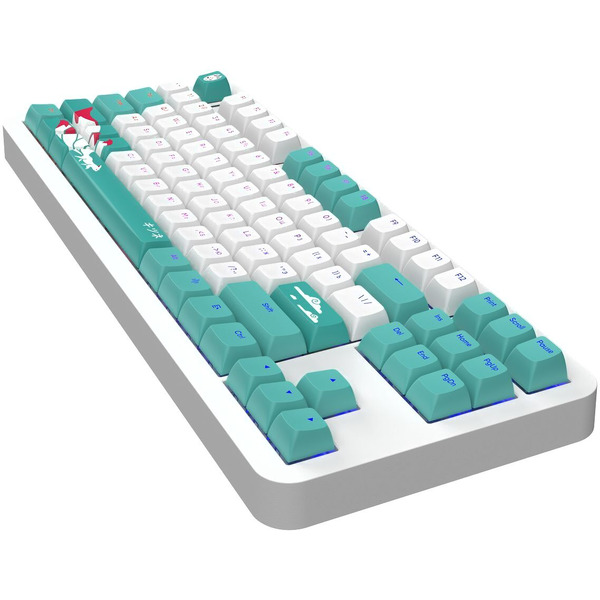 Клавиатура Red Square Alumix TKL Classic Kitsune RSQ-20052 (белый, g3ms Aquamarine)