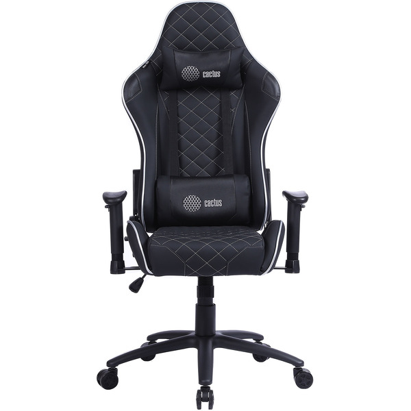 Кресло CACTUS CS-CHR-030BLS (черный/серебристый)