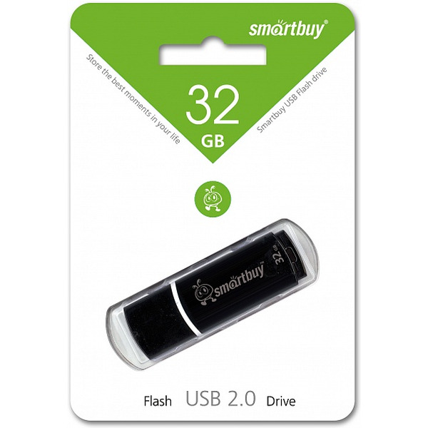 USB - Flash Smart Buy Crown 32Gb Black (SB32GBCRW-K)