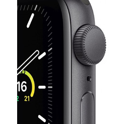 Умные часы Apple Watch SE 2024 40mm Midnight MXE73LL/A (силиконовый ремешок S/M)
