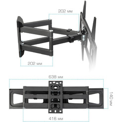 Кронштейн для телевизора Kromax CORBEL-11