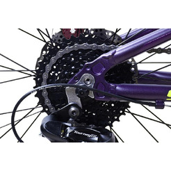 Велосипед Stark Slash 24.1 D фиолетовый матовый/кислотно-желтый '25 HQ-0017043