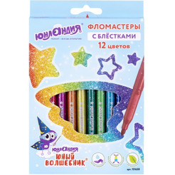 Фломастеры Юнландия Юный волшебник 151650 (12шт)