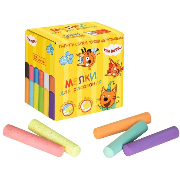 Мелки для рисования DREAM MAKERS TRI KOTA MLB24TK