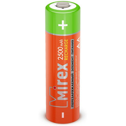 Аккумулятор Mirex AA 2500mAh 2 шт 23702-HR6-25-E2
