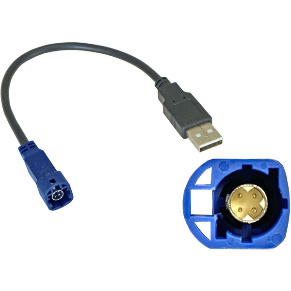 USB-переходник для подключения магнитолы Incar VW-FC108 (Citroen, Peugeot)