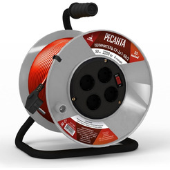 Удлинитель силовой на катушке Ресанта СУ-3х1,5-30/2 (61/118/6)