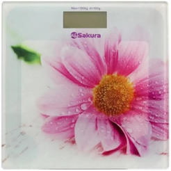 Напольные весы Sakura SA-5072GW (герберы)